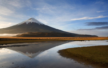 Картинка природа реки озера облака озеро