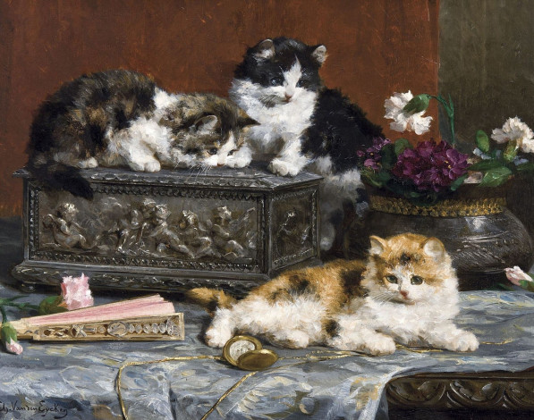 Обои картинки фото charles, van, den, eycken, рисованные