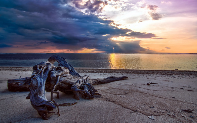 Обои картинки фото природа, побережье, песок, закат, море