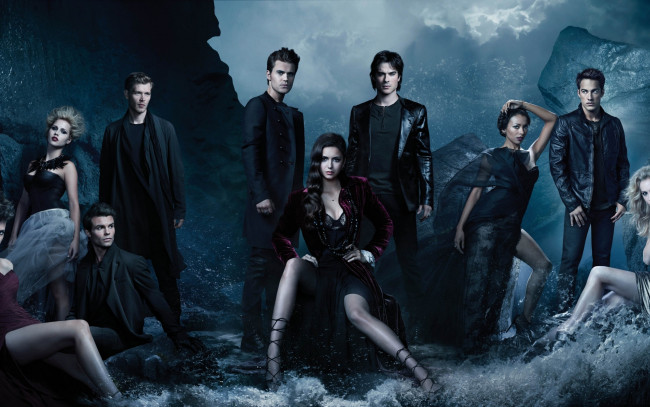Обои картинки фото кино, фильмы, the, vampire, diaries