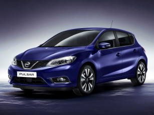 Картинка автомобили nissan datsun 2014г pulsar синий