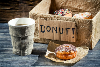 Картинка еда хлеб +выпечка пончики