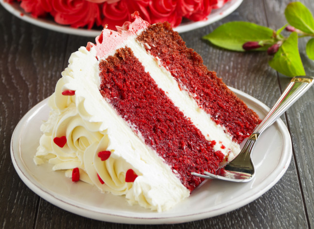 Обои картинки фото еда, торты, кусок, крем