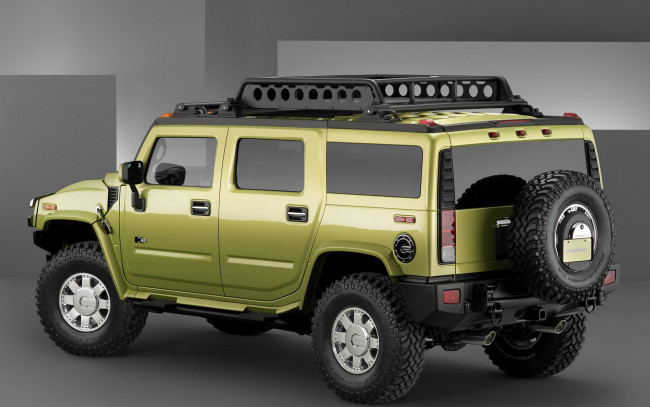 Обои картинки фото автомобили, hummer, h2, car, hd