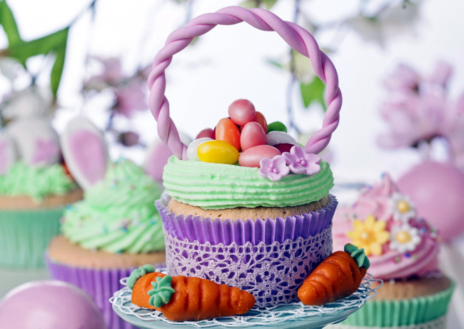 Обои картинки фото праздничные, пасха, кекс