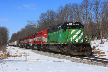 Картинка техника поезда железная дорога рельсы локомотив состав