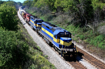 Картинка техника поезда железная дорога рельсы локомотив состав