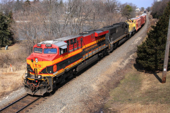 Картинка техника поезда железная дорога рельсы локомотив состав