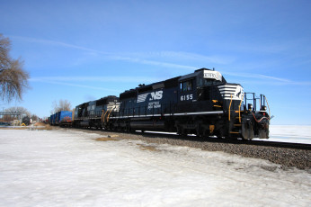 Картинка техника поезда железная дорога рельсы локомотив состав