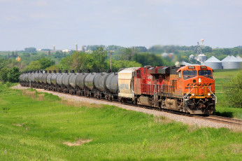 Картинка техника поезда железная дорога рельсы локомотив состав