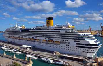 Картинка costa+fascinosa корабли лайнеры лайнер круизный