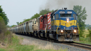 Картинка техника поезда состав локомотив рельсы дорога железная