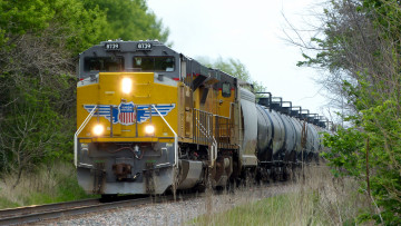 Картинка техника поезда состав локомотив рельсы дорога железная