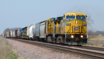 Картинка техника поезда состав локомотив рельсы дорога железная