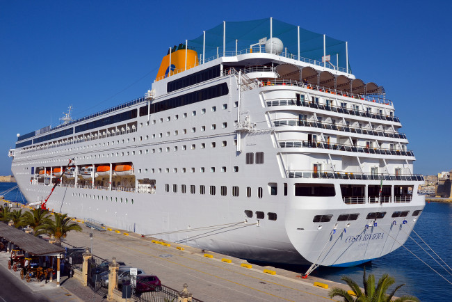 Обои картинки фото costa neoriviera, корабли, лайнеры, costa, fortuna