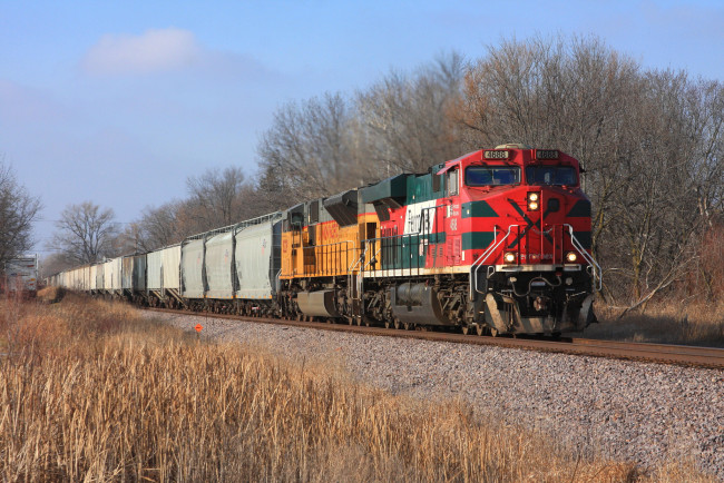 Обои картинки фото техника, поезда, железная, дорога, рельсы, локомотив, состав