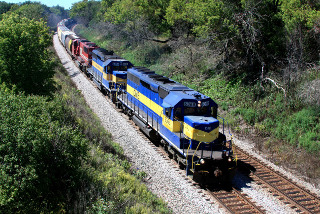 Обои картинки фото техника, поезда, железная, дорога, рельсы, локомотив, состав