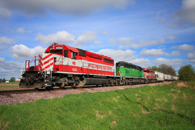 Обои картинки фото техника, поезда, железная, дорога, рельсы, локомотив, состав