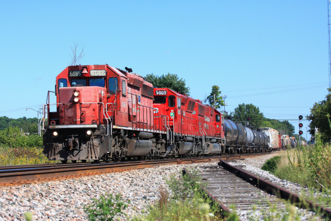 Обои картинки фото техника, поезда, железная, дорога, рельсы, локомотив, состав