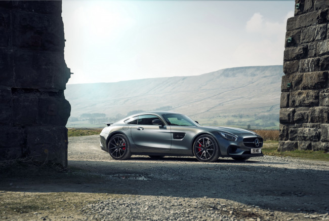Обои картинки фото 2015 mercedes-benz amg gt s edition, автомобили, mercedes-benz, серый, тюнинг, металлик