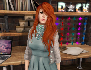 Картинка 3д+графика люди+ people р фон взгляд девушка