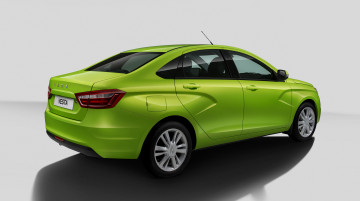 Картинка автомобили ваз gfl vesta lada 2015г