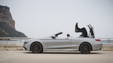 Картинка автомобили mercedes-benz s 63 a217 2015 mercedes-amg cabriolet