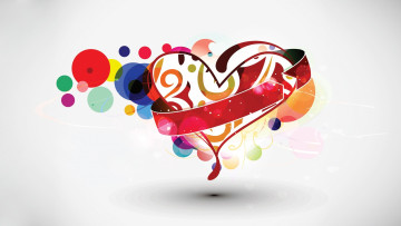 Картинка векторная+графика сердечки+ hearts фон сердечко