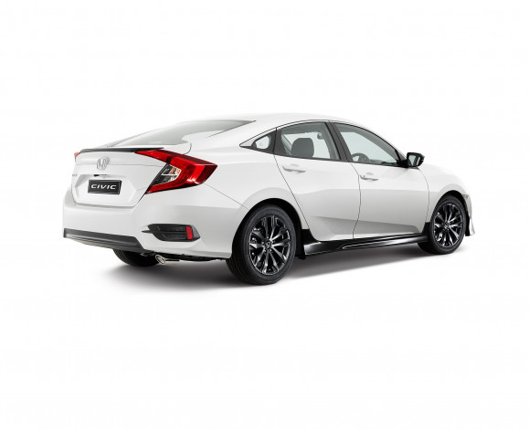 Обои картинки фото автомобили, honda, black, pack, civic, sedan