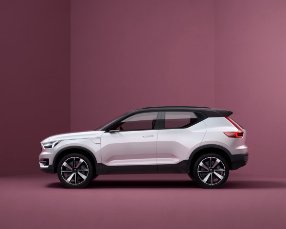 Обои картинки фото автомобили, volvo, 40-2, concept, 2016г