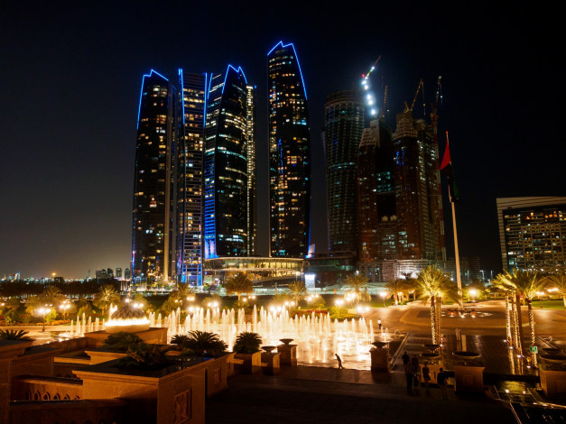 Обои картинки фото города, абу-даби , оаэ, мегаполис
