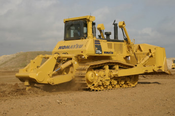 Картинка техника бульдозеры komatsu