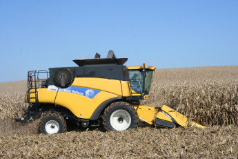 Картинка техника комбайны new holland
