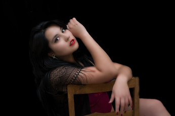 Картинка девушки -unsort+ брюнетки +шатенки лицо взгляд