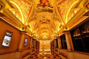 обоя интерьер, казино,  торгово-развлекательные центры, отель, сша, лас-вегас, коридор