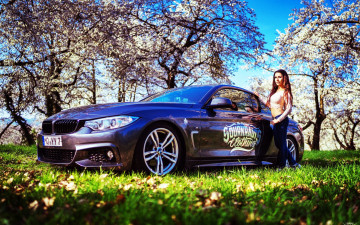 Картинка bmw+girl+10 автомобили -авто+с+девушками girl bmw синий