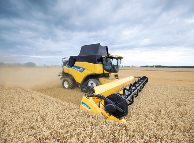 Обои картинки фото техника, комбайны, new, holland