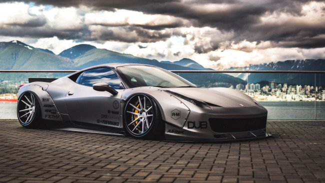 Обои картинки фото автомобили, ferrari, 458, italia