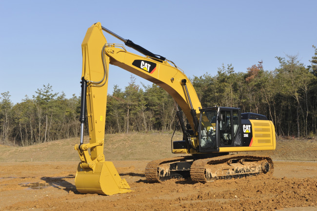 Обои картинки фото техника, экскаваторы, caterpillar