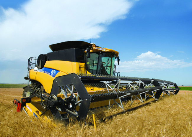 Обои картинки фото техника, комбайны, new, holland