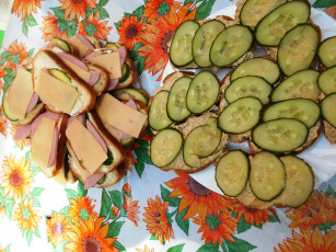 Картинка еда бутерброды +гамбургеры +канапе хлеб сыр огурцы колбаса