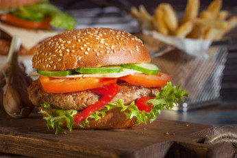 Картинка еда бутерброды +гамбургеры +канапе снедь