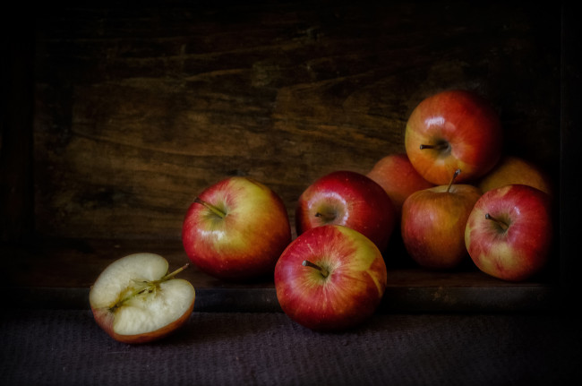 Обои картинки фото еда, Яблоки, снедь