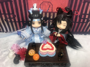 Картинка разное игрушки лань ванцзи вэй усянь куклы дракон лис угощения