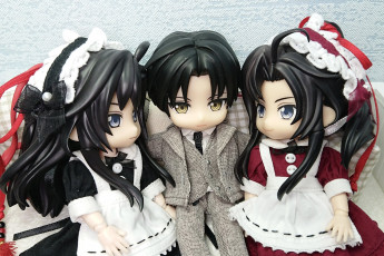 обоя разное, игрушки, мальчик, девочки, горничные, куклы