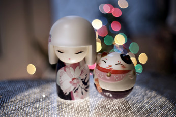 Картинка разное игрушки японские куколки