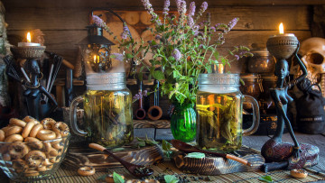 Картинка еда напитки +чай чай мятный