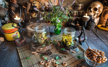 Картинка еда напитки +чай чай мятный