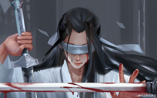 Обои картинки фото сяо синчень, рисованное, кино,  мультфильмы, the, untamed, неукротимый, повелитель, чэньцин, мосян, тунсю, mo, dao, zu, shi, магистр, дьявольского, культа