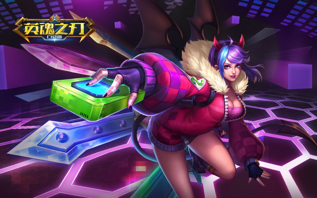 Обои картинки фото видео игры, heroes evolved, девушка, куртка, пульт